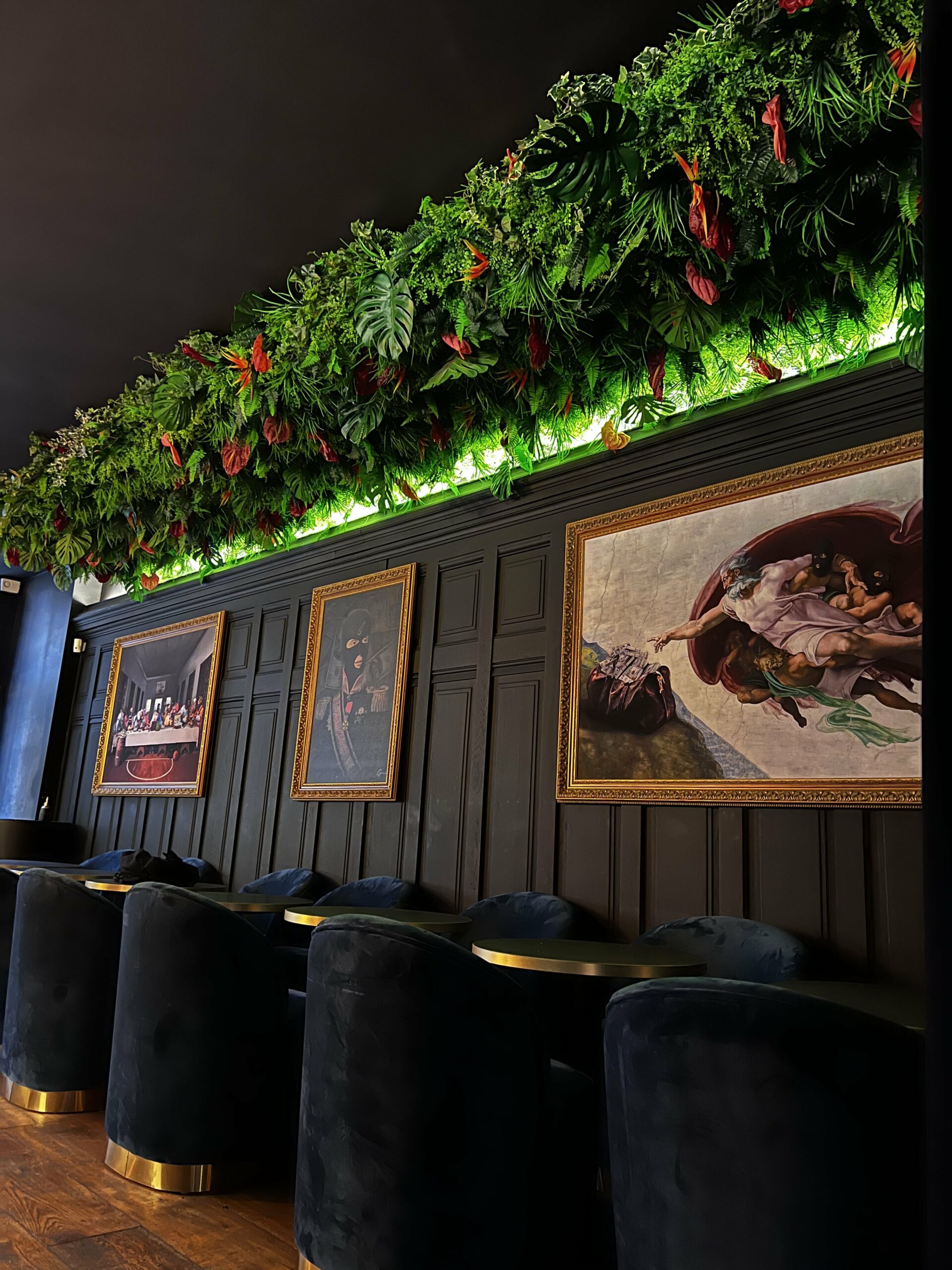 Plafond végétal Gotham Bar Restaurant